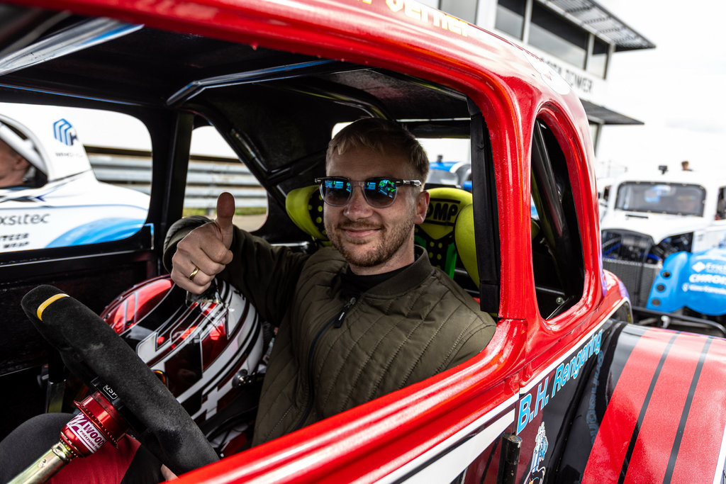 Kevin Verner Jensen er foreløbig ubesejret i årets Grand Prix Tours Legend Car Cup
(Foto: Grippo)